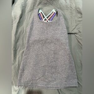 Ivivva Gray Active Tank Top with Colorful Straps